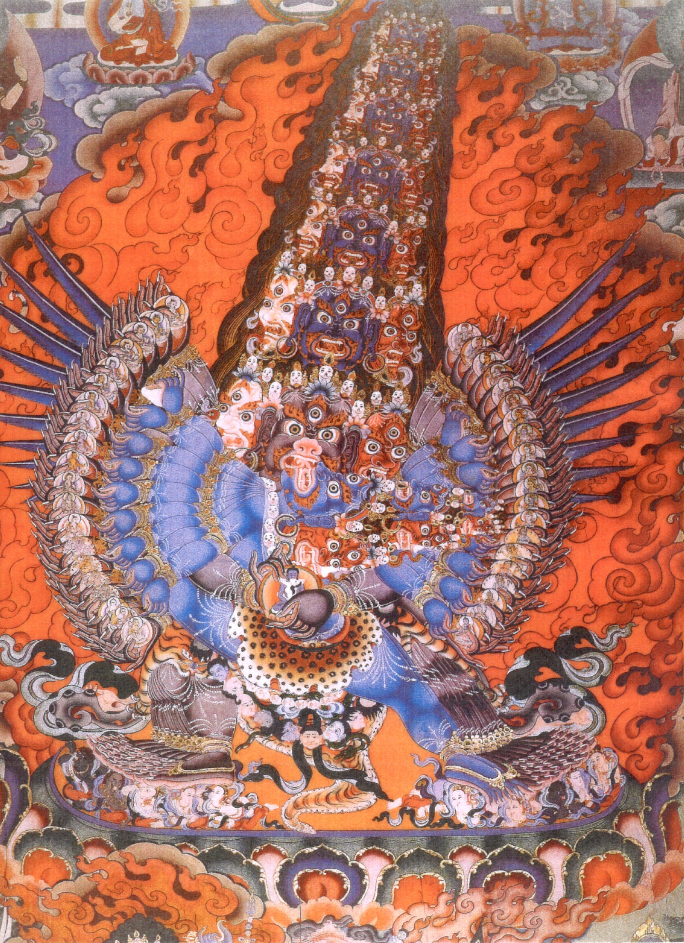 sacred tibetan thangka art